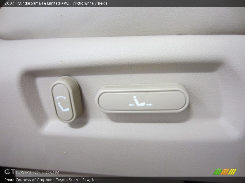 Arctic White / Beige 2007 Hyundai Santa Fe Limited 4WD