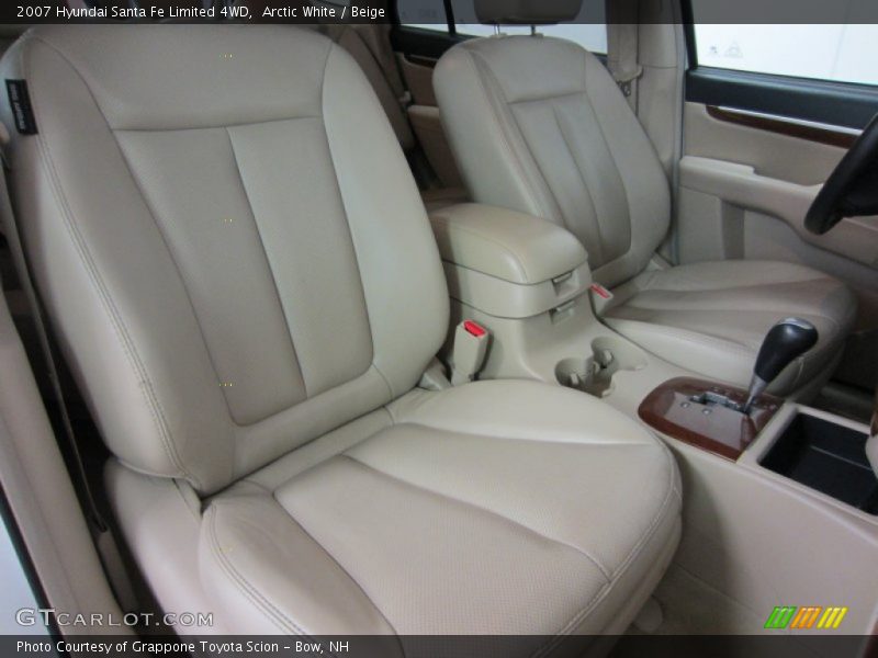 Arctic White / Beige 2007 Hyundai Santa Fe Limited 4WD