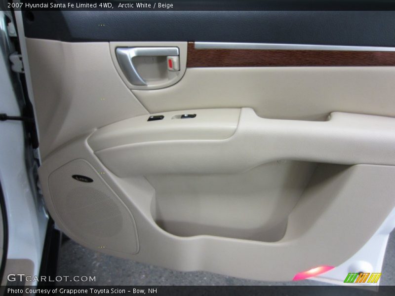 Arctic White / Beige 2007 Hyundai Santa Fe Limited 4WD