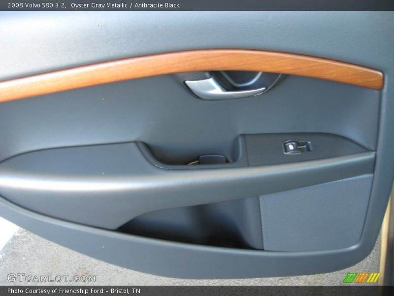 Oyster Gray Metallic / Anthracite Black 2008 Volvo S80 3.2