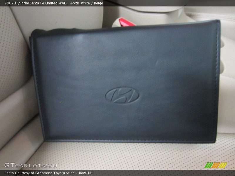 Arctic White / Beige 2007 Hyundai Santa Fe Limited 4WD