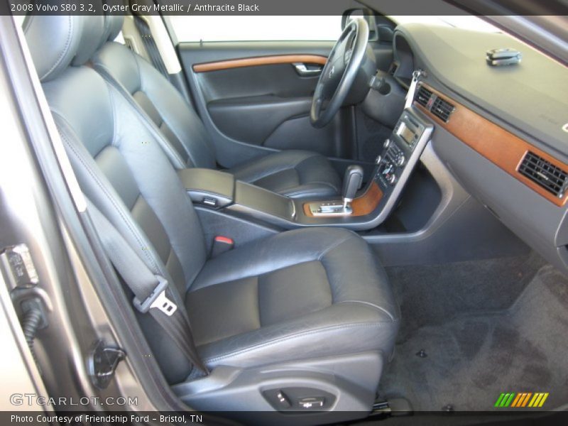 Oyster Gray Metallic / Anthracite Black 2008 Volvo S80 3.2