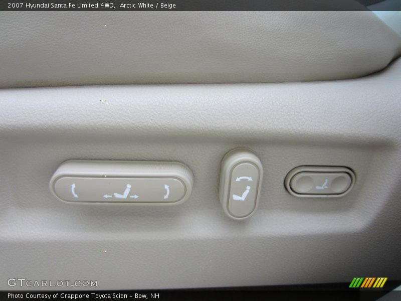 Arctic White / Beige 2007 Hyundai Santa Fe Limited 4WD