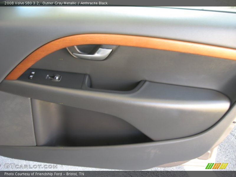 Oyster Gray Metallic / Anthracite Black 2008 Volvo S80 3.2