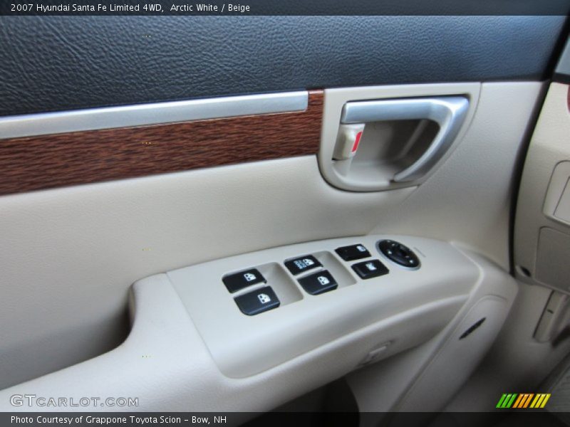 Arctic White / Beige 2007 Hyundai Santa Fe Limited 4WD