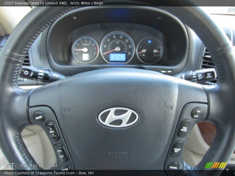 Arctic White / Beige 2007 Hyundai Santa Fe Limited 4WD
