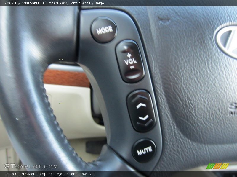 Arctic White / Beige 2007 Hyundai Santa Fe Limited 4WD