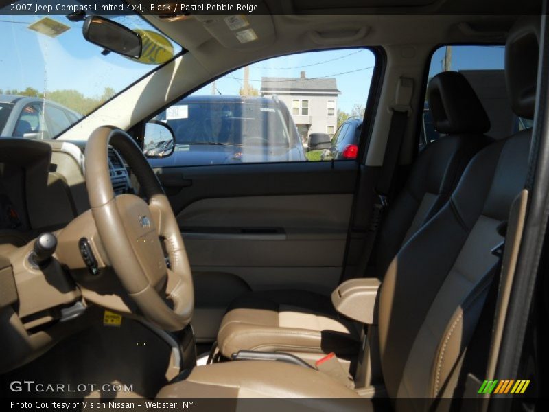 Black / Pastel Pebble Beige 2007 Jeep Compass Limited 4x4