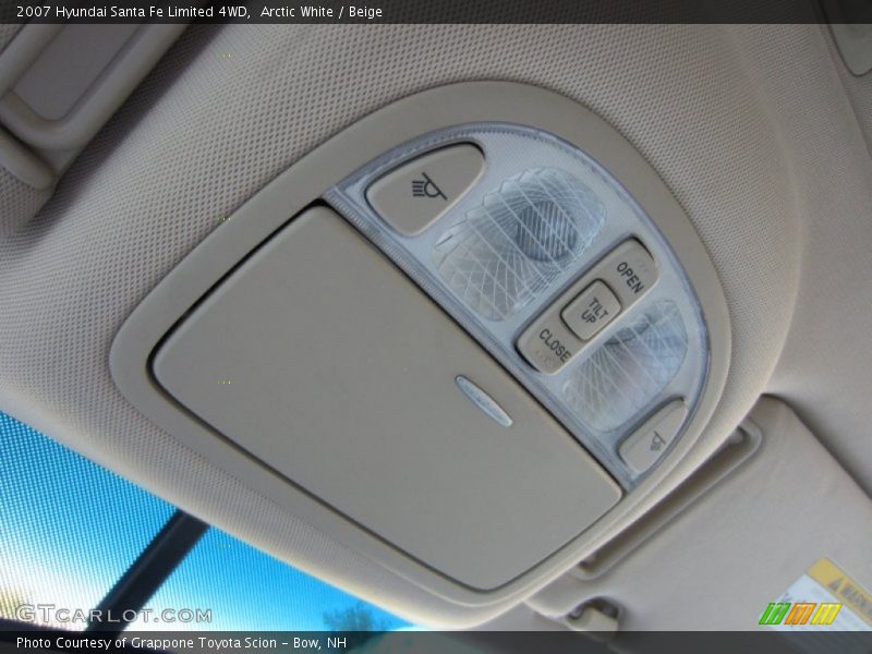 Arctic White / Beige 2007 Hyundai Santa Fe Limited 4WD