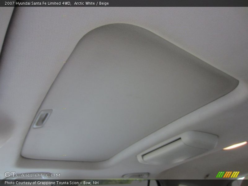 Arctic White / Beige 2007 Hyundai Santa Fe Limited 4WD