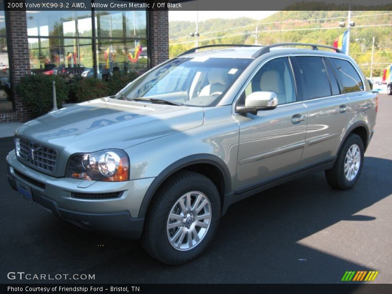 Willow Green Metallic / Off Black 2008 Volvo XC90 3.2 AWD