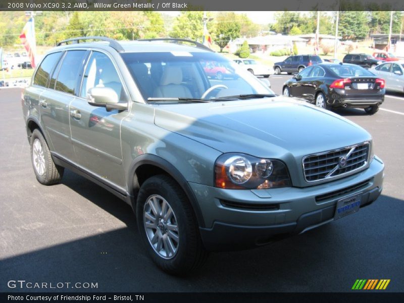 Willow Green Metallic / Off Black 2008 Volvo XC90 3.2 AWD
