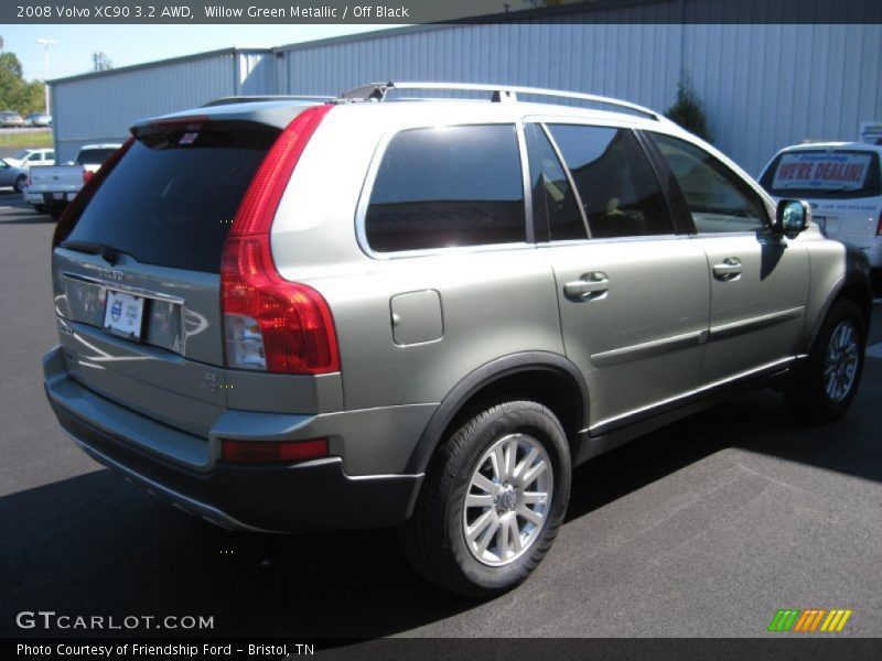 Willow Green Metallic / Off Black 2008 Volvo XC90 3.2 AWD