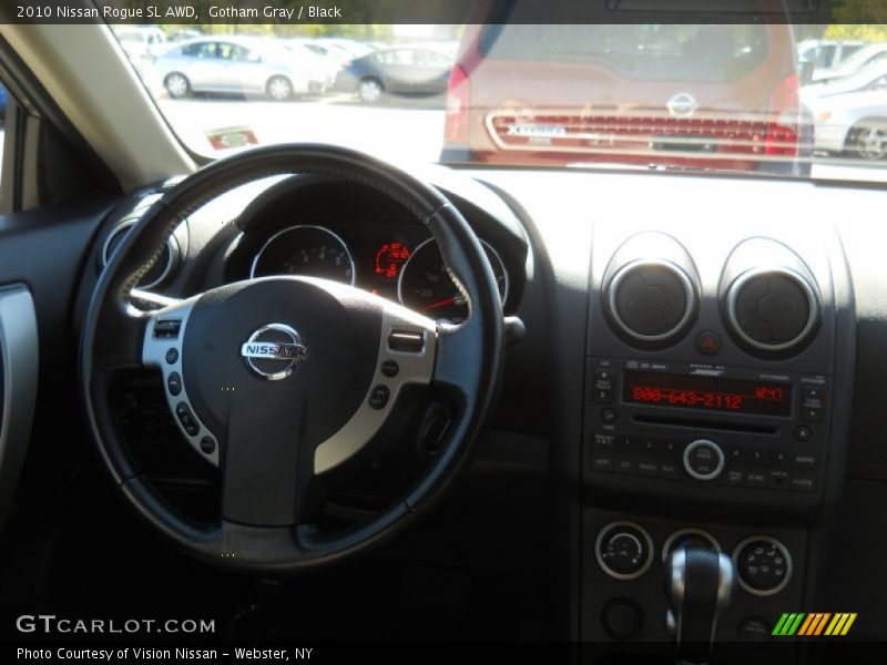 Gotham Gray / Black 2010 Nissan Rogue SL AWD