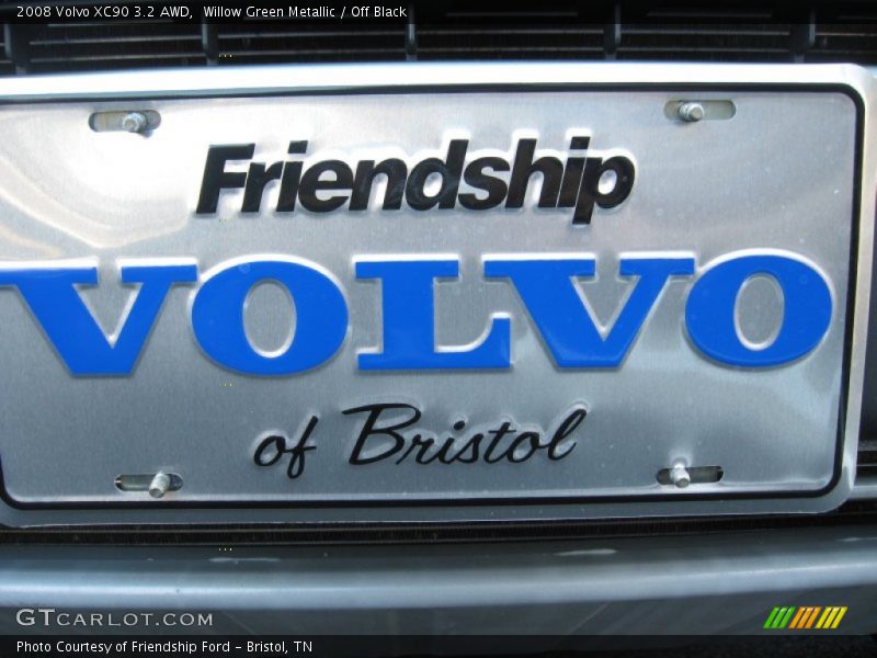 Willow Green Metallic / Off Black 2008 Volvo XC90 3.2 AWD