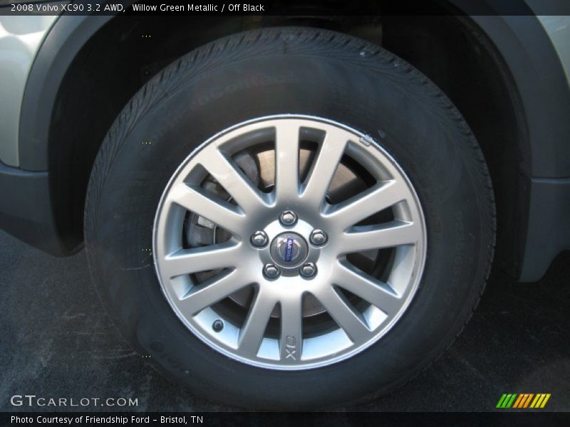 Willow Green Metallic / Off Black 2008 Volvo XC90 3.2 AWD