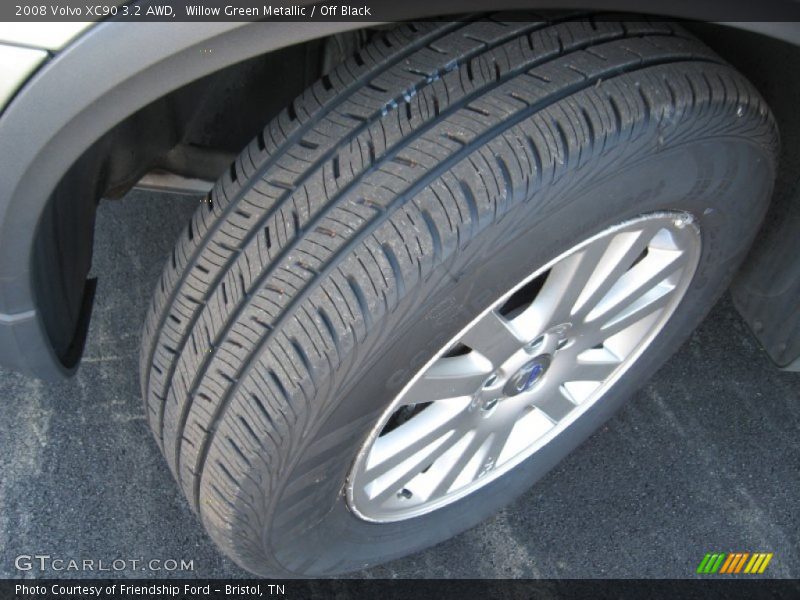 Willow Green Metallic / Off Black 2008 Volvo XC90 3.2 AWD