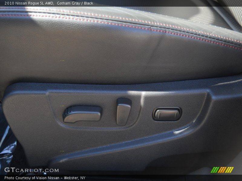Gotham Gray / Black 2010 Nissan Rogue SL AWD