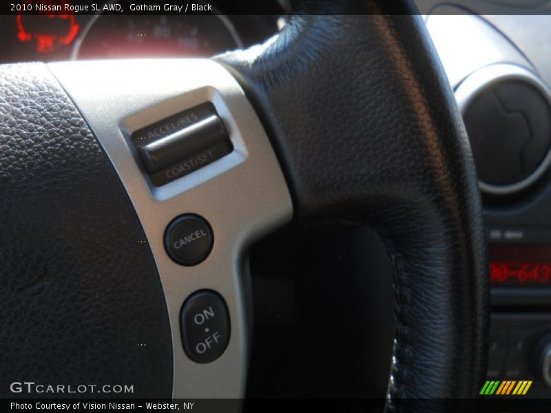 Gotham Gray / Black 2010 Nissan Rogue SL AWD