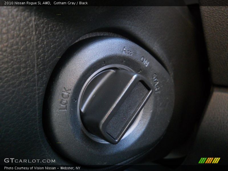 Gotham Gray / Black 2010 Nissan Rogue SL AWD