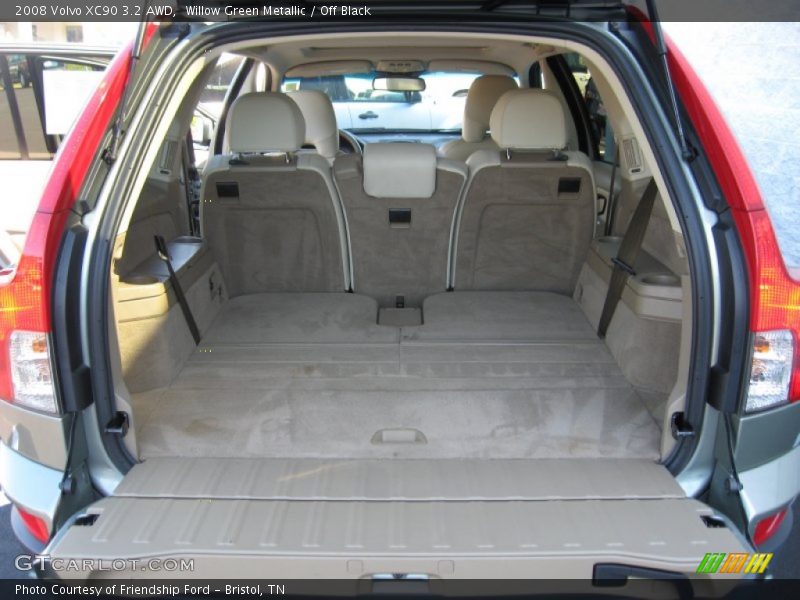 Willow Green Metallic / Off Black 2008 Volvo XC90 3.2 AWD