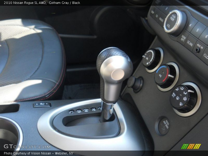 Gotham Gray / Black 2010 Nissan Rogue SL AWD