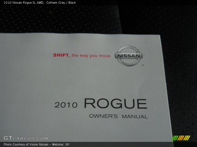 Gotham Gray / Black 2010 Nissan Rogue SL AWD