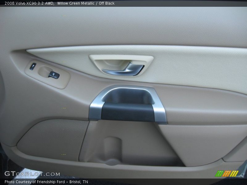 Willow Green Metallic / Off Black 2008 Volvo XC90 3.2 AWD