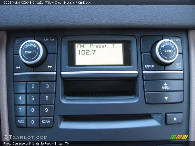 Willow Green Metallic / Off Black 2008 Volvo XC90 3.2 AWD