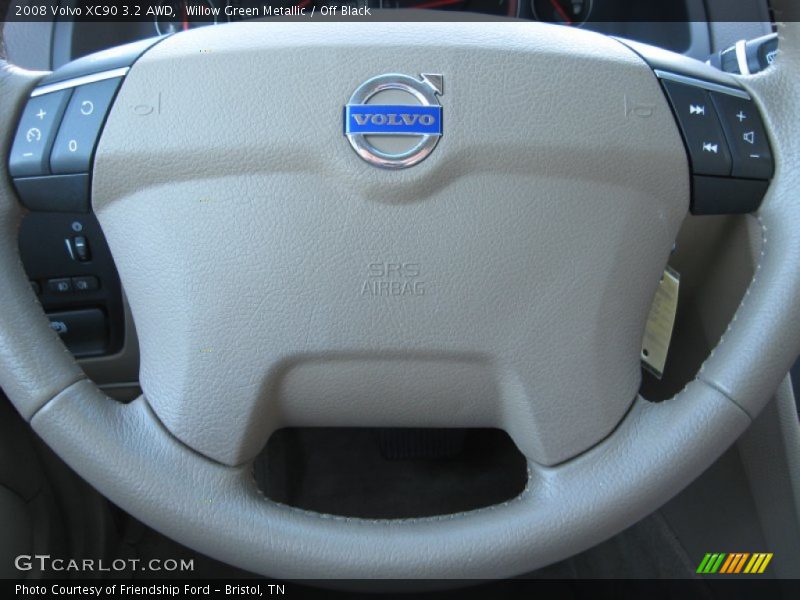 Willow Green Metallic / Off Black 2008 Volvo XC90 3.2 AWD