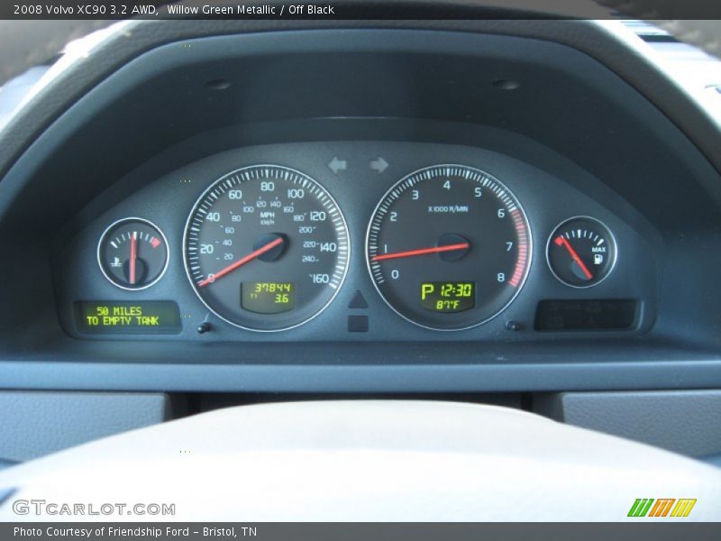 Willow Green Metallic / Off Black 2008 Volvo XC90 3.2 AWD