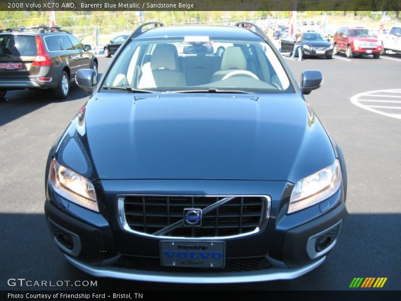 Barents Blue Metallic / Sandstone Beige 2008 Volvo XC70 AWD
