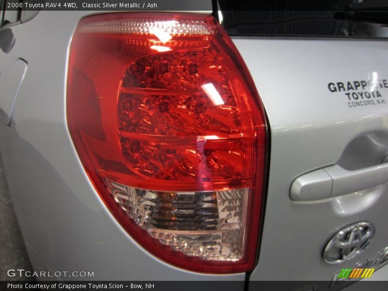Classic Silver Metallic / Ash 2008 Toyota RAV4 4WD