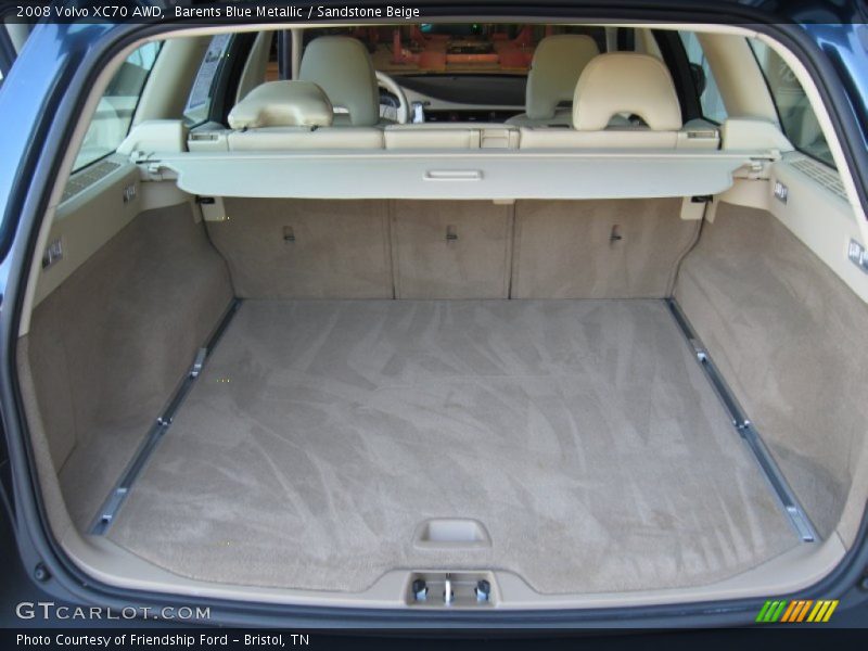 Barents Blue Metallic / Sandstone Beige 2008 Volvo XC70 AWD