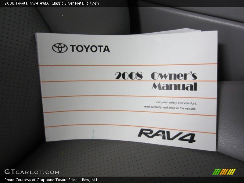 Classic Silver Metallic / Ash 2008 Toyota RAV4 4WD