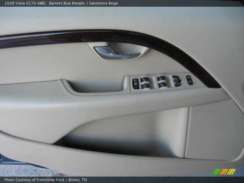 Barents Blue Metallic / Sandstone Beige 2008 Volvo XC70 AWD