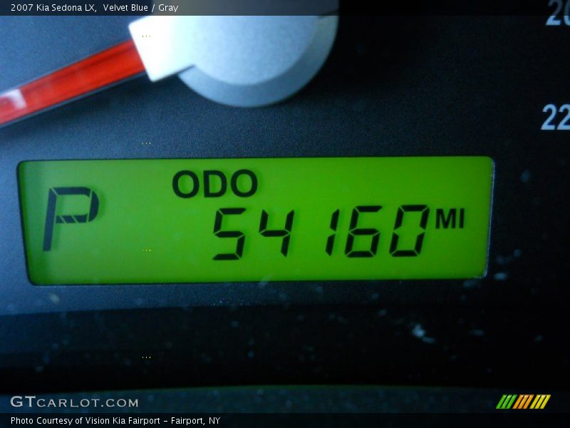 Velvet Blue / Gray 2007 Kia Sedona LX