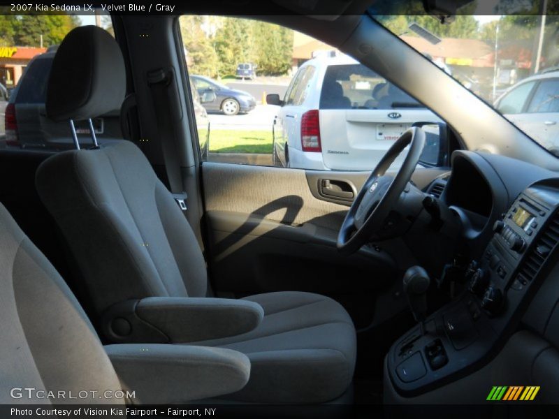 Velvet Blue / Gray 2007 Kia Sedona LX