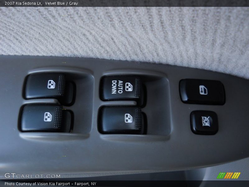 Velvet Blue / Gray 2007 Kia Sedona LX