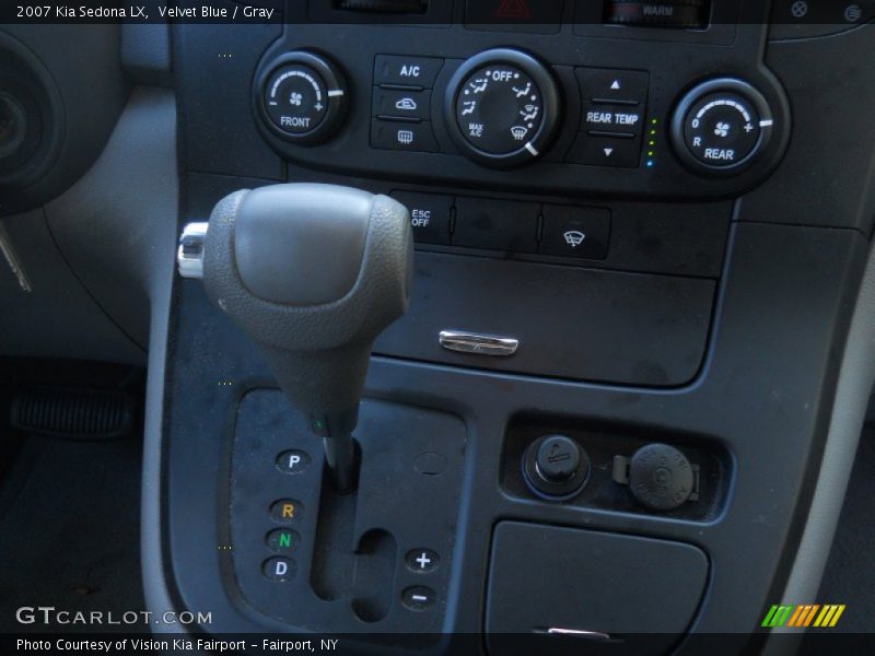 Velvet Blue / Gray 2007 Kia Sedona LX