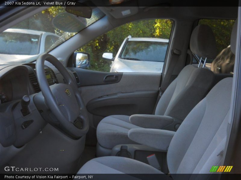 Velvet Blue / Gray 2007 Kia Sedona LX