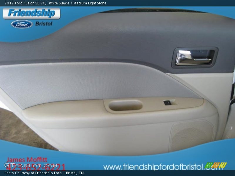 White Suede / Medium Light Stone 2012 Ford Fusion SE V6