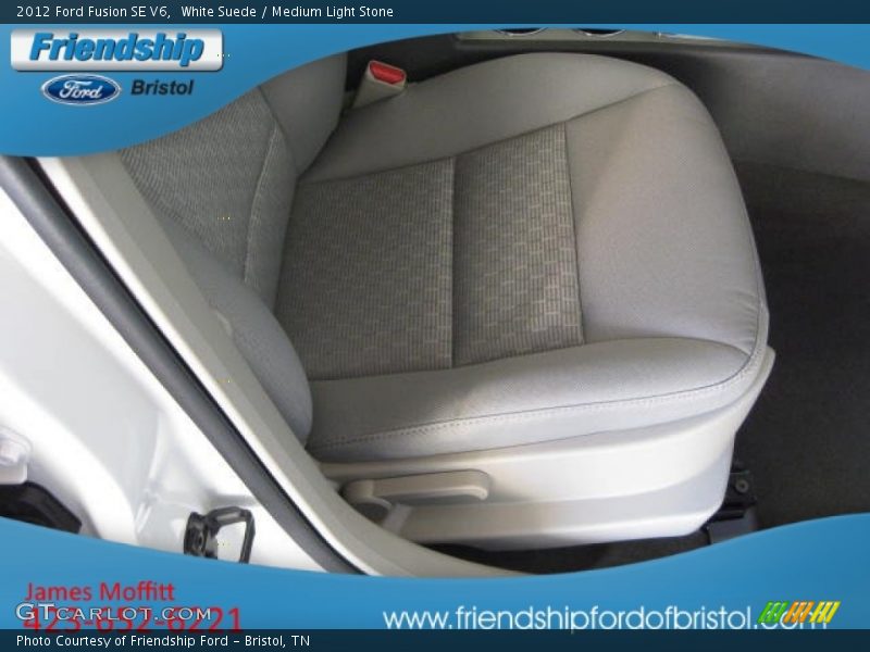 White Suede / Medium Light Stone 2012 Ford Fusion SE V6
