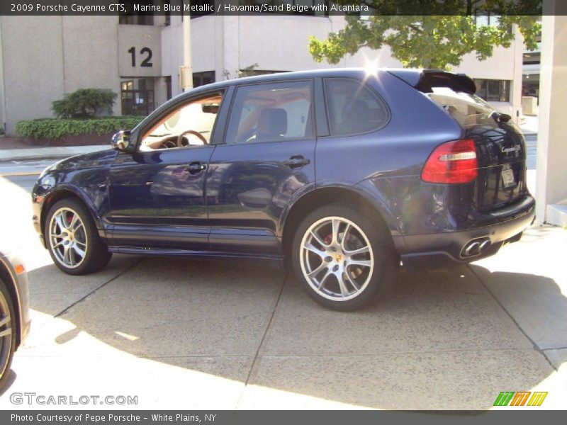 Marine Blue Metallic / Havanna/Sand Beige with Alcantara 2009 Porsche Cayenne GTS
