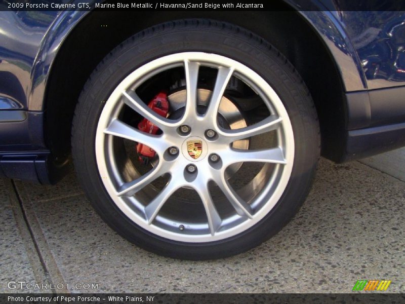 Marine Blue Metallic / Havanna/Sand Beige with Alcantara 2009 Porsche Cayenne GTS