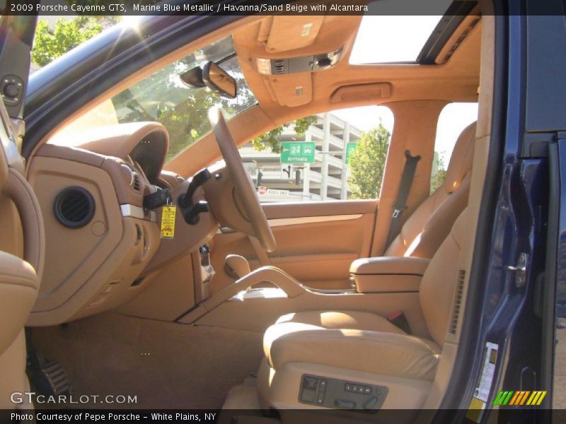 Marine Blue Metallic / Havanna/Sand Beige with Alcantara 2009 Porsche Cayenne GTS