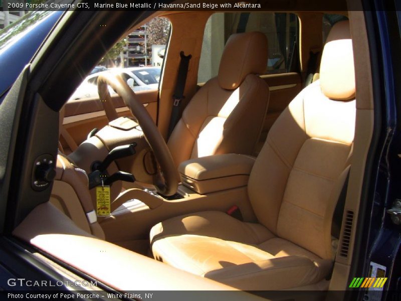 Marine Blue Metallic / Havanna/Sand Beige with Alcantara 2009 Porsche Cayenne GTS