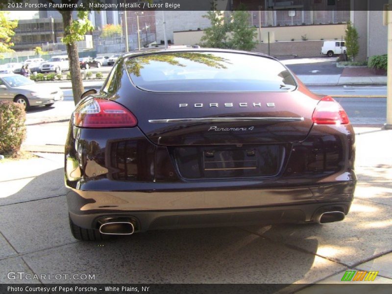  2012 Panamera 4 Mahogany Metallic