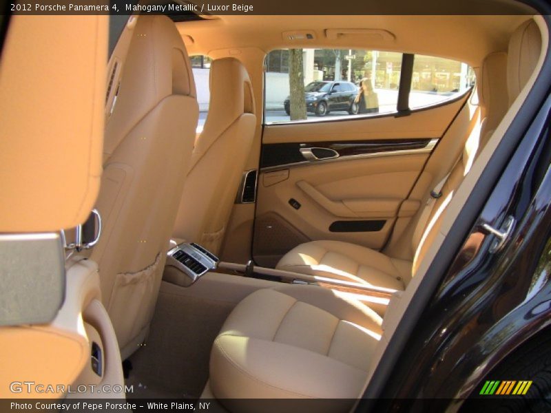  2012 Panamera 4 Luxor Beige Interior