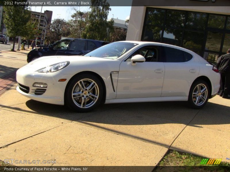 Carrara White / Black 2012 Porsche Panamera 4S